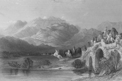 ペルガムのアクロポリス、小アジア 作： Thomas Allom